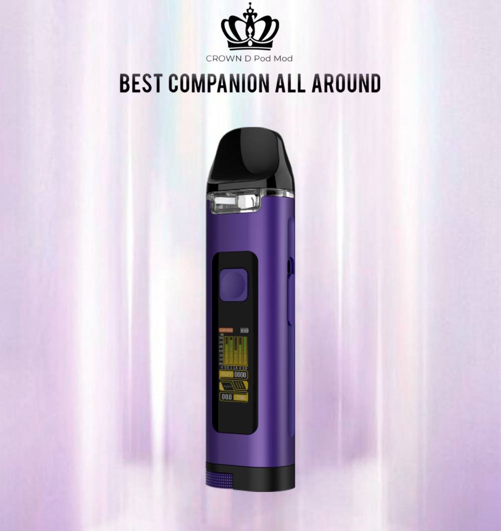 原廠正品 Uwell Crown D Pod Mod 35w 王冠 大小煙 主機套裝 現貨 當天出 VC蒸氣