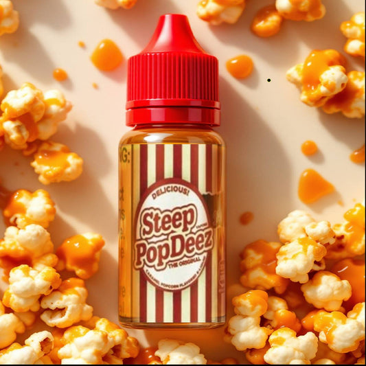 原裝正品 美國原裝 Steep 焦糖爆米花 30ML 30鹽 50鹽 煙油 小煙油 VC蒸氣