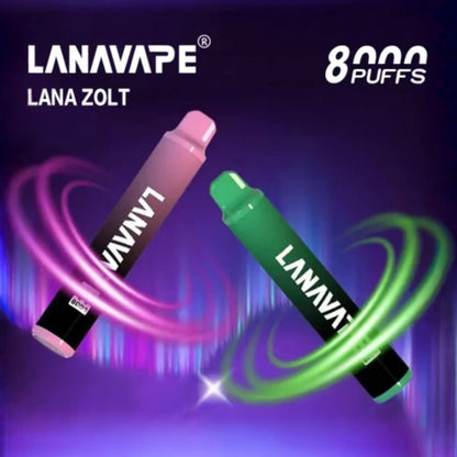 原廠正品 LANA VAPE 拋棄式 8000口 一次性 17種口味 台灣現貨 電子煙 大容量 VC蒸氣