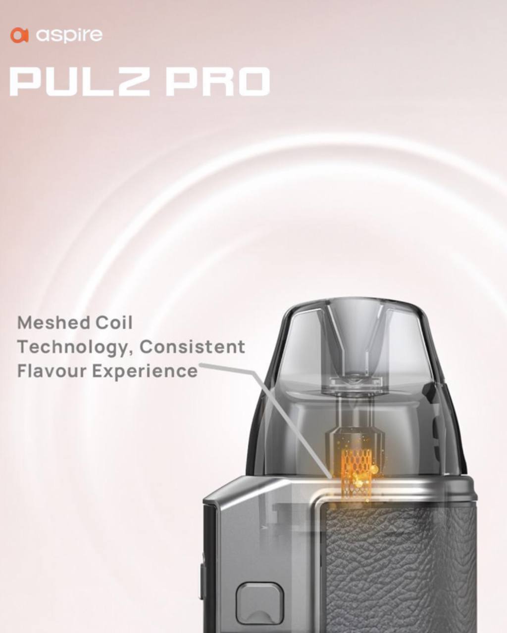 原廠正品 Aspire Pulz Pro  電子煙  小煙 注油式 大容量1400mAh Minican 5代 VC蒸氣