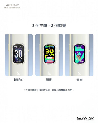 原廠正品 VOOPOO ARGUS G3 阿格斯 g3 1500mAh  大容量 電子煙 小煙 VC蒸氣