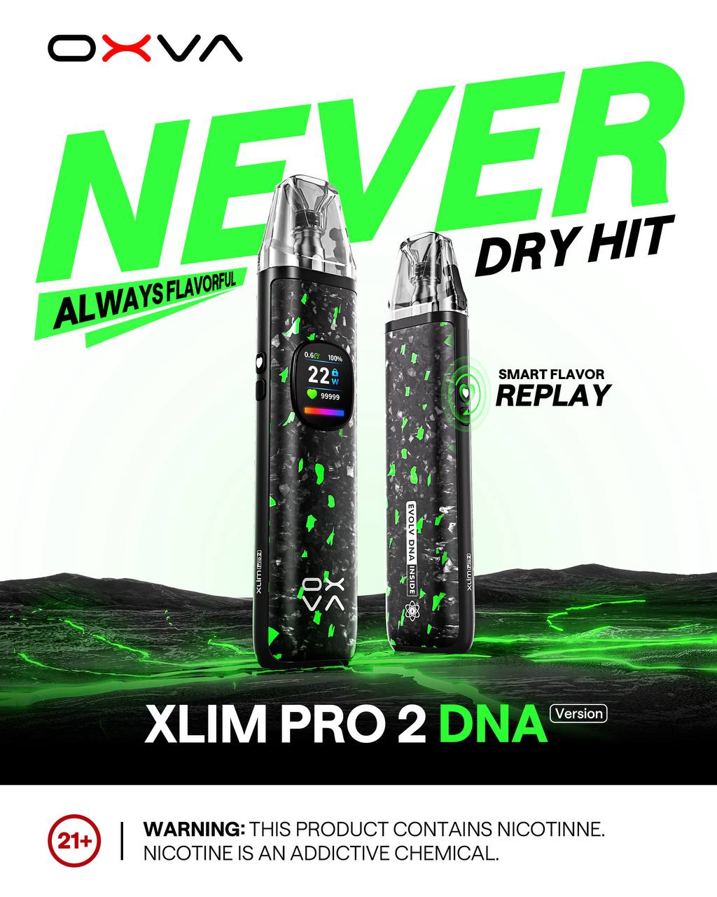 原廠正品 OXVA Xlim Pro 2 DNA 小蠻牛 – 全球首款 DNA 驅動 Pod 裝置 VC蒸氣