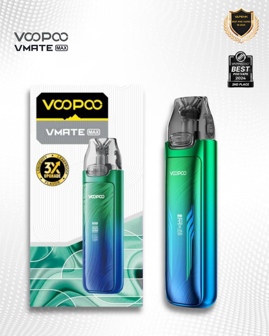 原廠正品 Voopoo Vmate MAX 30W 可調瓦小煙 1200mAh  電子煙 小煙 VC蒸氣
