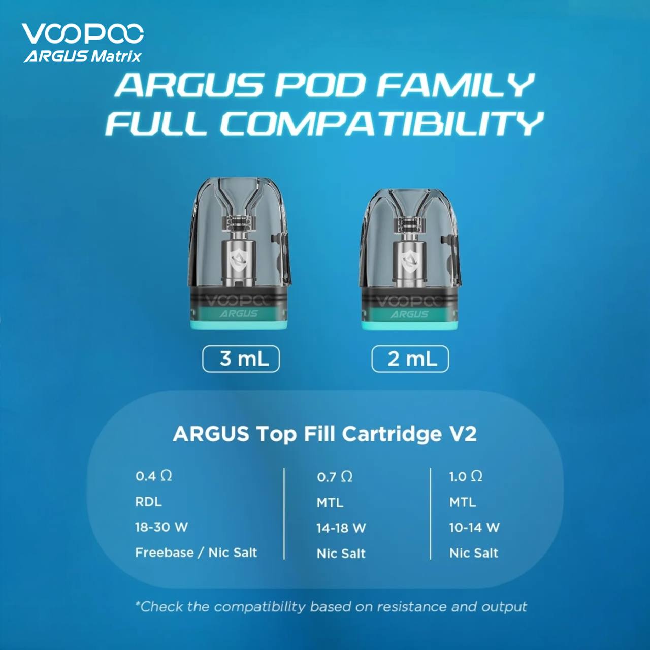 原廠正品 VOOPOO ARGUS Matrix 曲面屏 未來主義設計 電子煙 小菸 阿格斯 - VC蒸氣