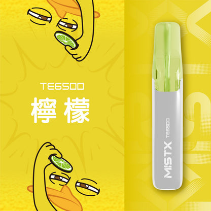 原廠正品 老闆推薦 MISTX TE6500 鴨嘴獸 一次性 拋棄式 電子煙 小煙 小菸 20種口味 透明設計可看油量