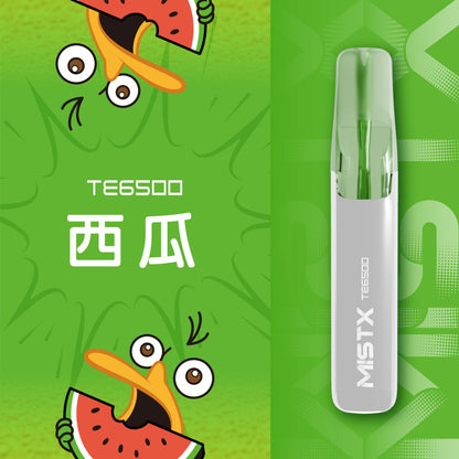 原廠正品 老闆推薦 MISTX TE6500 鴨嘴獸 一次性 拋棄式 電子煙 小煙 小菸 20種口味 透明設計可看油量
