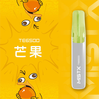 原廠正品 老闆推薦 MISTX TE6500 鴨嘴獸 一次性 拋棄式 電子煙 小煙 小菸 20種口味 透明設計可看油量